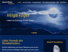 Tablet Screenshot of helga-foeger.de